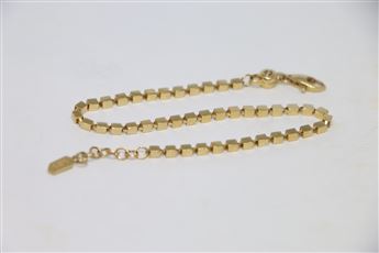 Küp Zincir İtalyan Bileklik |14K